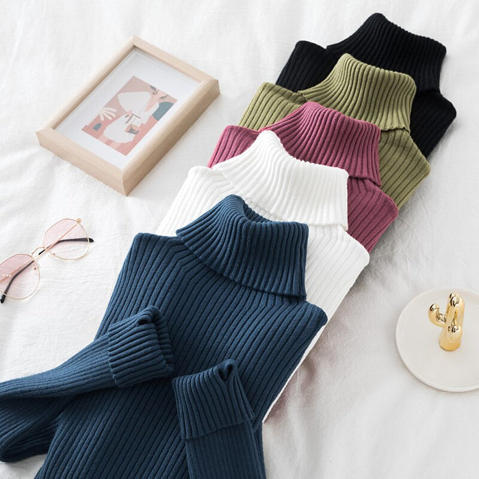 Emilia-Calou Basic Leisure Turtleneck