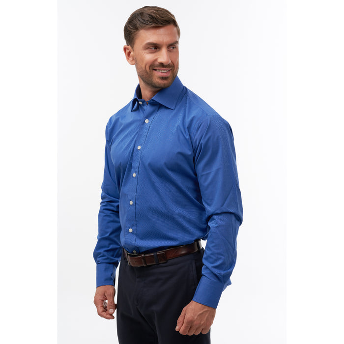 End On End French Blue Classic Shirt - Thin Red Line