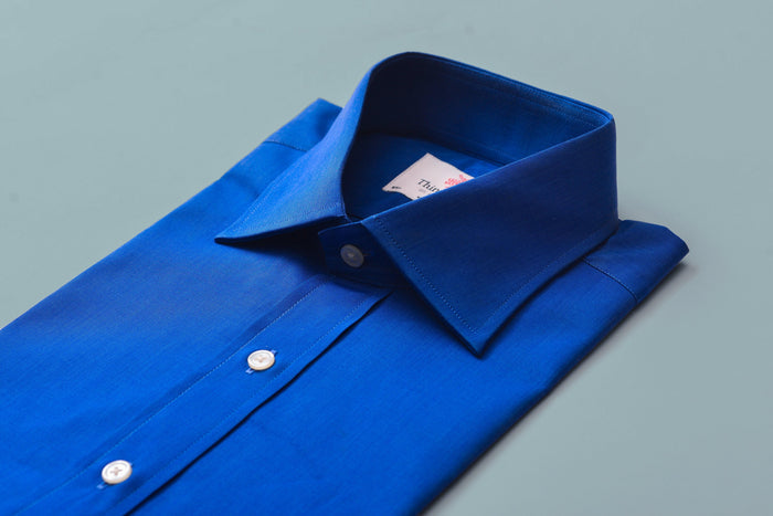 End On End French Blue Classic Shirt - Thin Red Line