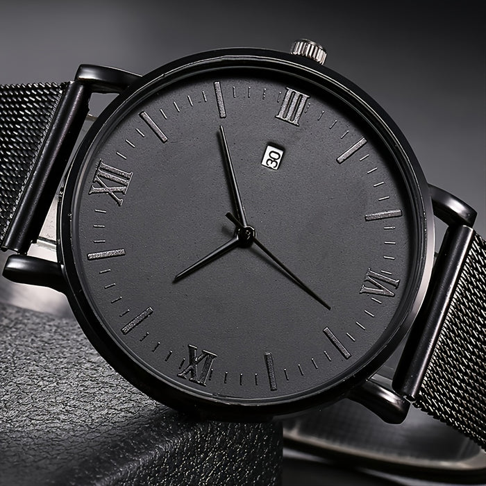 Ethan Elegant Mesh Watch