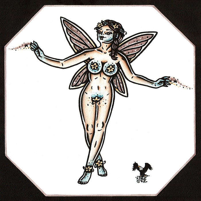 Fairy Pinup Original Painting