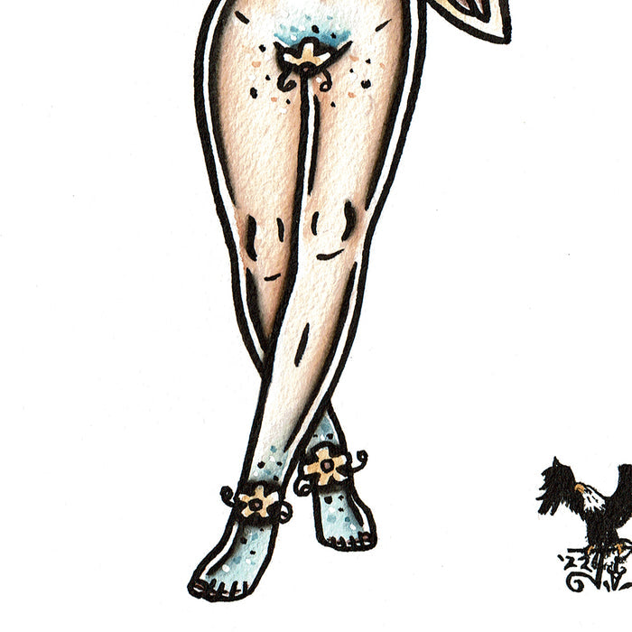 Fairy Pinup Original Painting