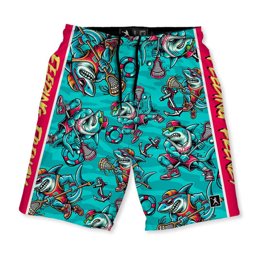 Feeding Frenzy Lacrosse Shorts