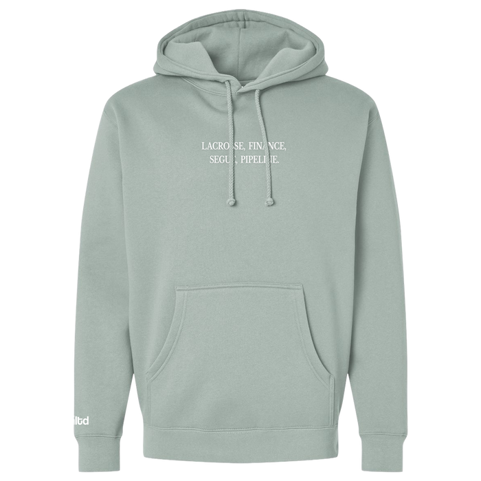 Finance Segue Hoodie- Sage
