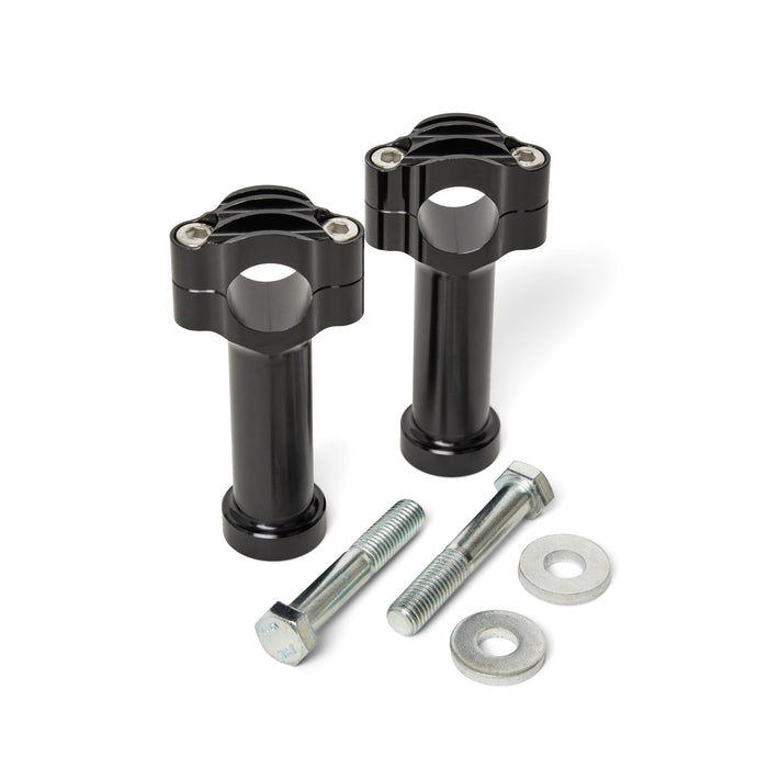 Finned Risers for Honda Shadows - Fits 1" Handlebars (2", 4" or 6" Rise)
