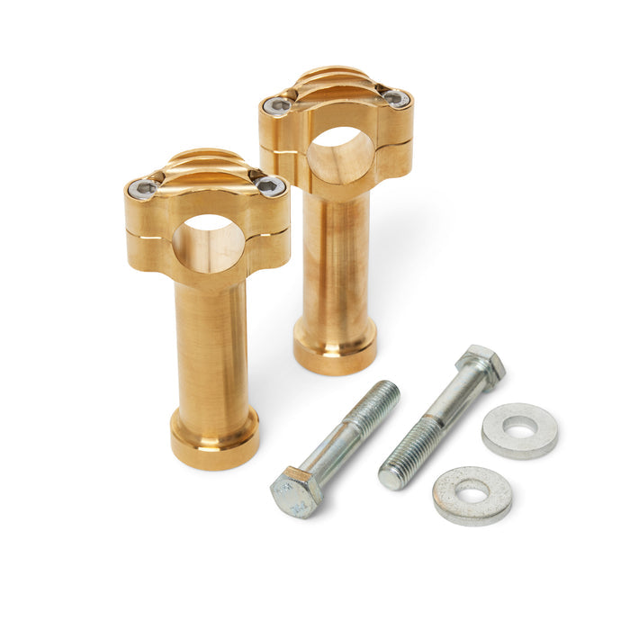 Finned Risers for Honda Shadows - Fits 1" Handlebars (2", 4" or 6" Rise)