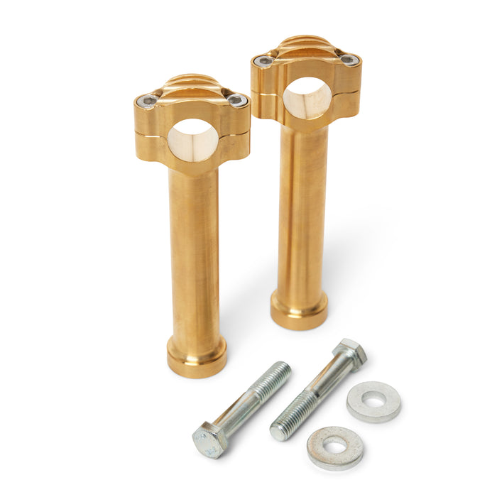 Finned Risers for Honda Shadows - Fits 1" Handlebars (2", 4" or 6" Rise)