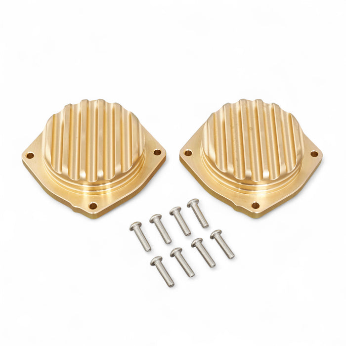 Finned Slide Covers for Honda Shadow VT600 and VT750