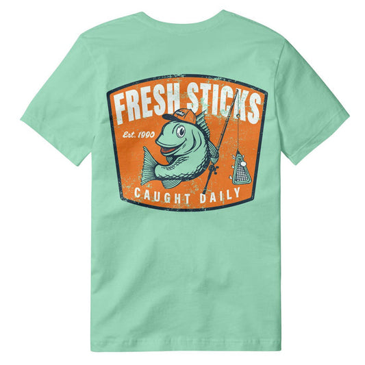 Fresh Sticks Caught Daily Lacrosse Tee