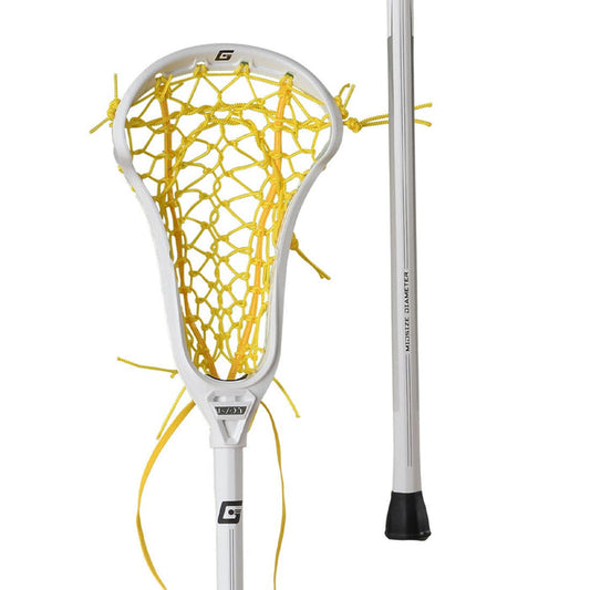 Gait Air 2D Women's Complete Lacrosse Stick - White/Yellow