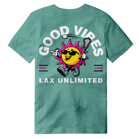 Good Vibes Lacrosse Tee
