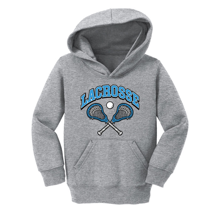 Grey Toddler Lacrosse Hoodie