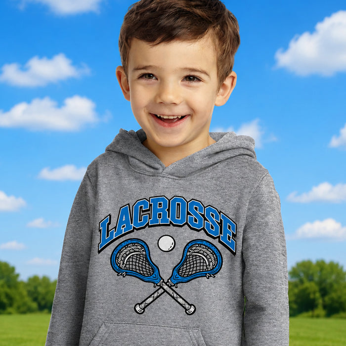 Grey Toddler Lacrosse Hoodie