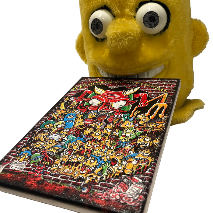Half Inflated Dark Lord Canvas Print