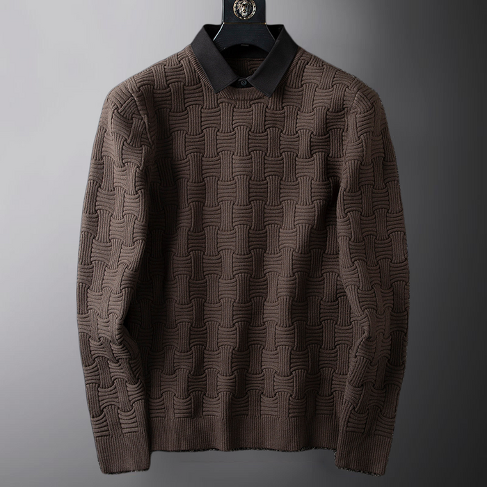 Hayden Chase Elegant Polo Sweater