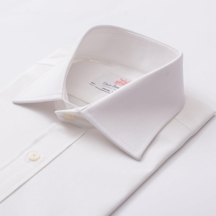Herringbone Cream Formal Shirt
