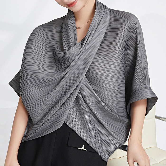 Izy Lynden Intricate Pleated Blouse