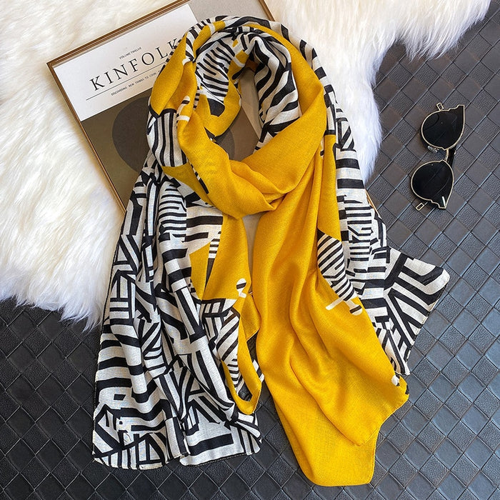 Janveny Silky Elegant Scarf