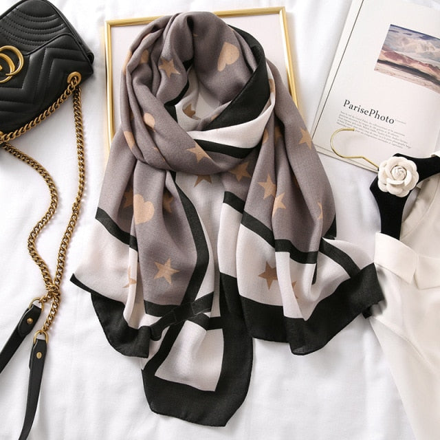Janveny Silky Elegant Scarf