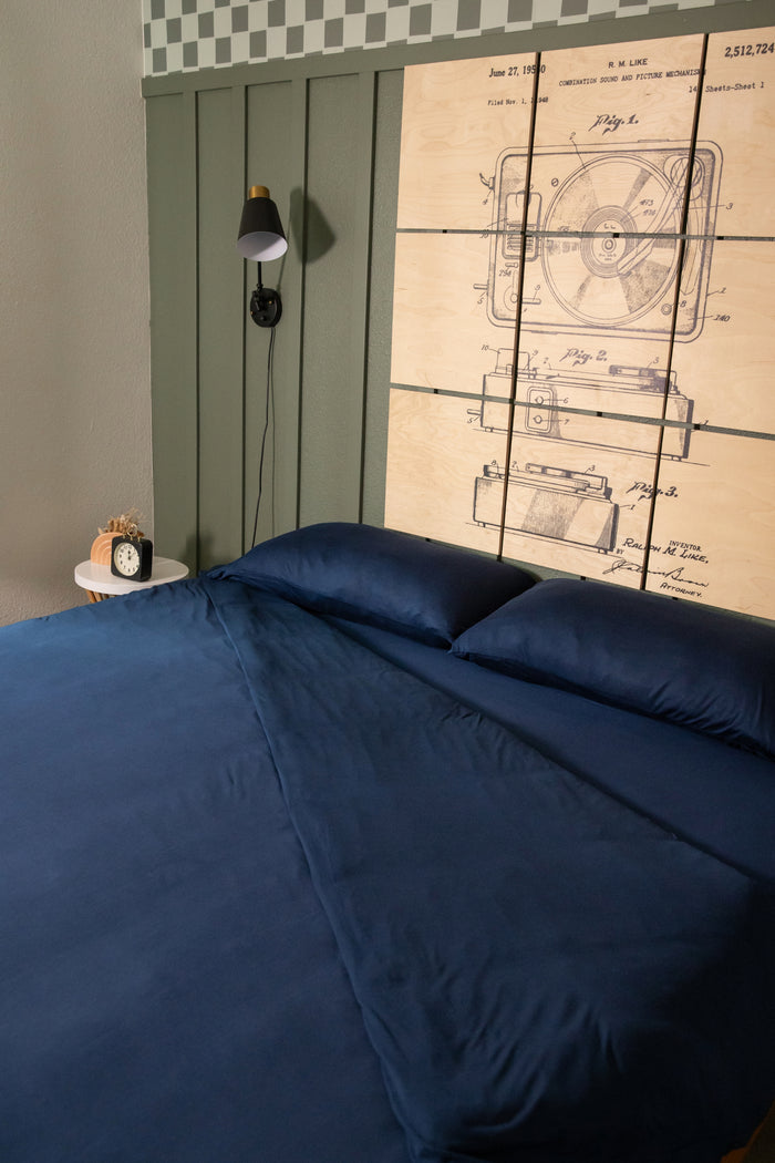 Jersey Knit Duvet Cover in Deep Sleep