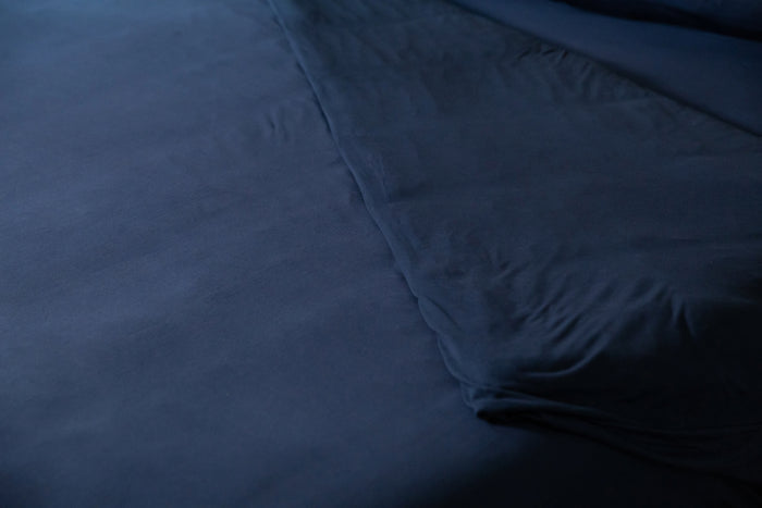 Jersey Knit Duvet Cover in Deep Sleep