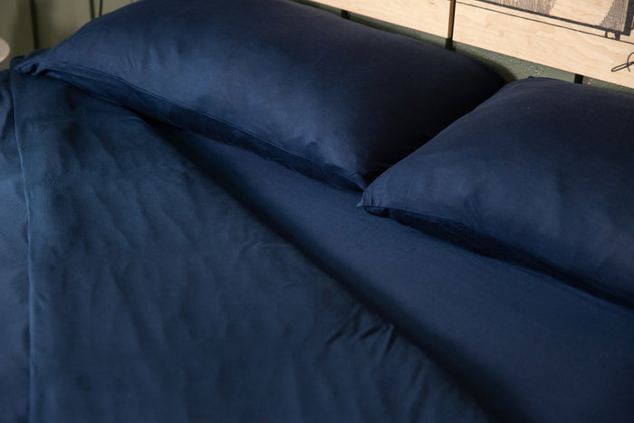 Jersey Knit Pillowcase Set in Deep Sleep