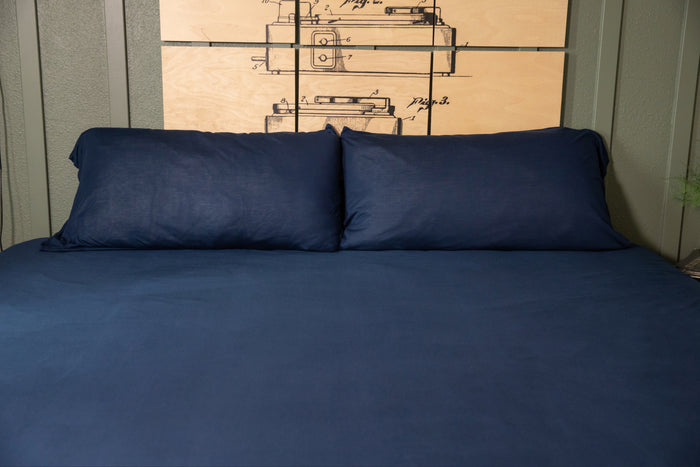 Jersey Knit Pillowcase Set in Deep Sleep