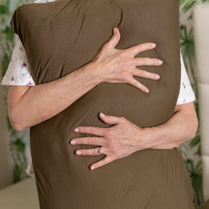 Jersey Knit Pillowcase Set in Forest Green