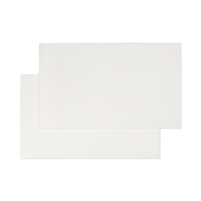 Jersey Knit Pillowcase Set in Ivory White
