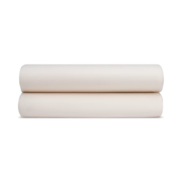 Jersey Knit Pillowcase Set in Ivory White