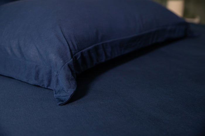 Jersey Knit Sham Set in Deep Sleep