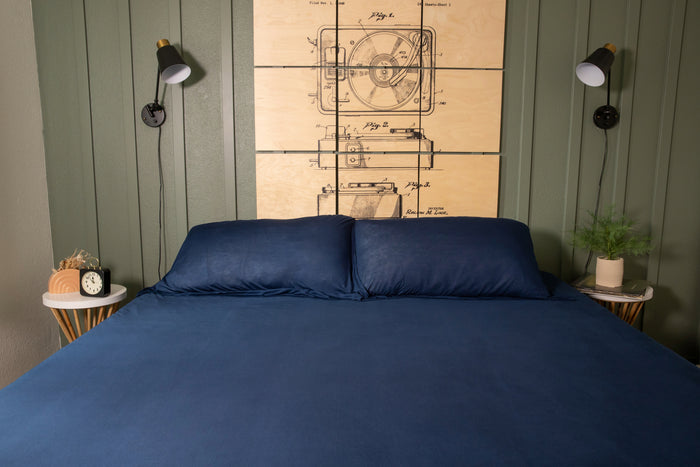 Jersey Knit Sham Set in Deep Sleep