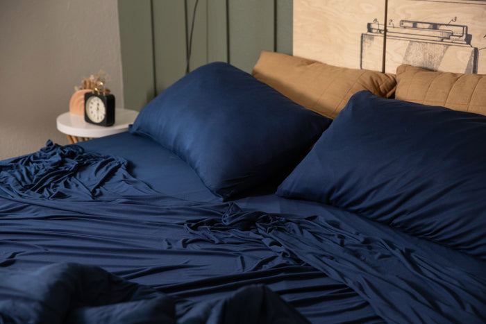 Jersey Knit Sheet Set in Deep Sleep