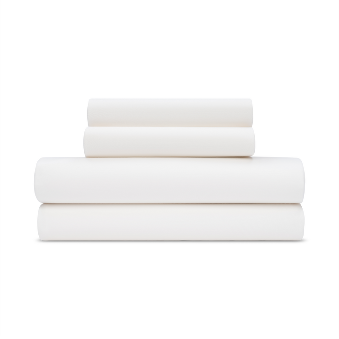 Jersey Knit Sheet Set in Ivory White