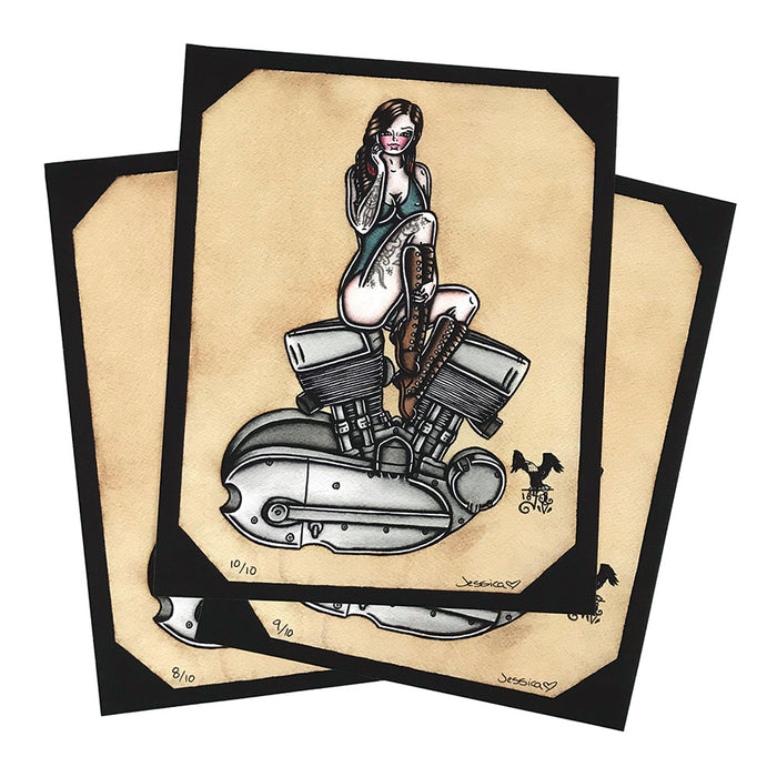 K-Model Engine Pinup Print