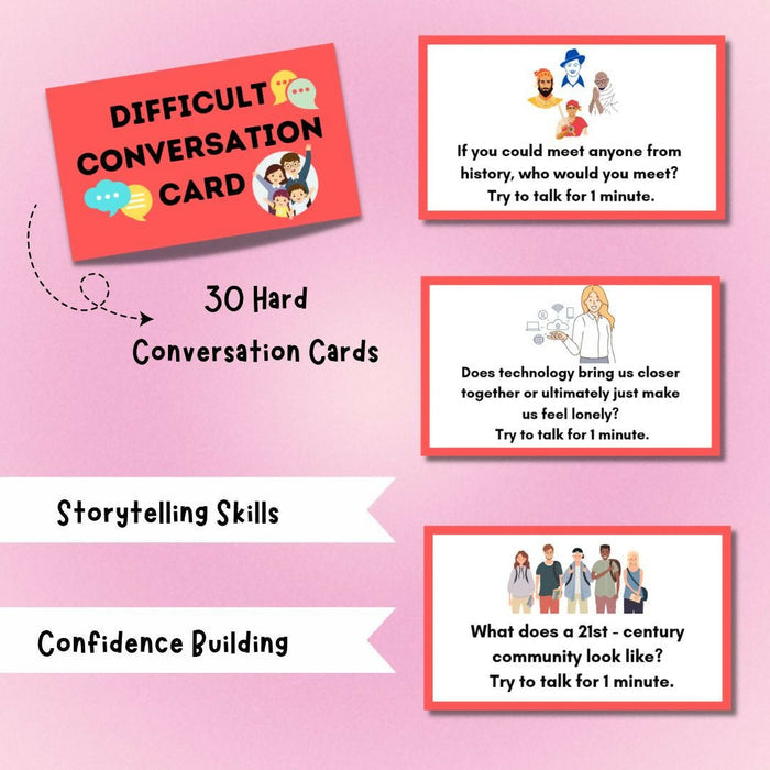 Kids Conversation Game with Snakes and Ladder