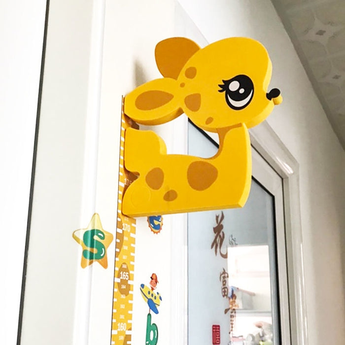 Kids Cute Animal Height Chart