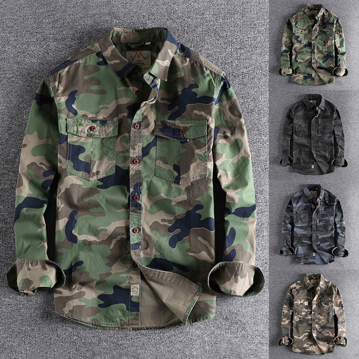 Kings Cross Camo Button Up Shirt