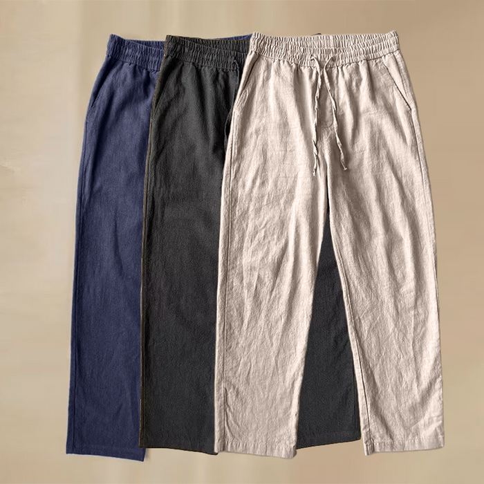 KINGS CROSS CASUAL LINEN PANTS