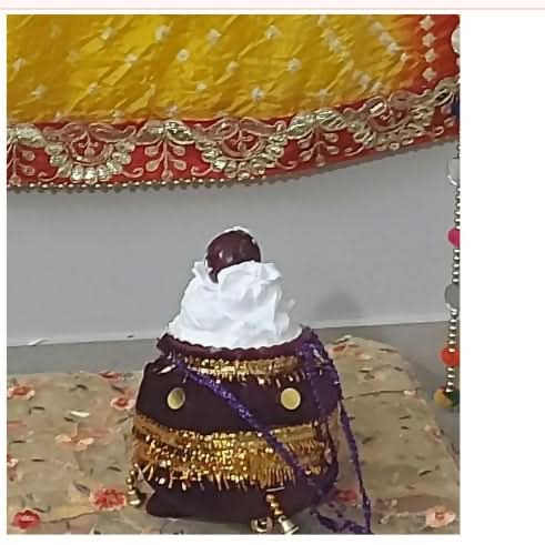 Krishna Costume with Maala Earrings + Dahi Handi