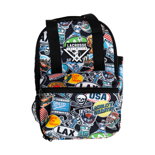 Lacrosse Unlimited Sticker Lunch Bag