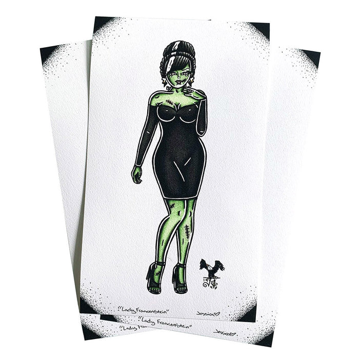 Lady Frankenstein Print
