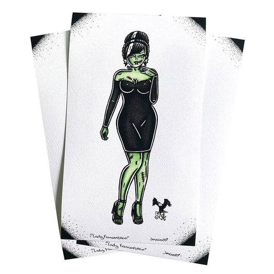 Lady Frankenstein Print