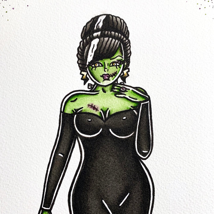 Lady Frankenstein Print