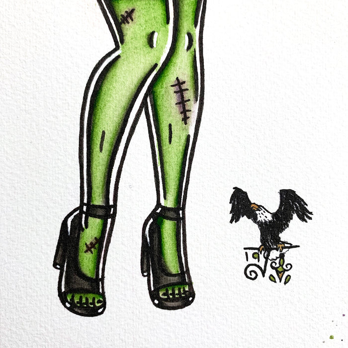 Lady Frankenstein Print