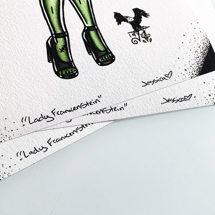 Lady Frankenstein Print