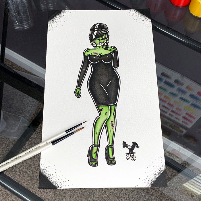 Lady Frankenstein Print