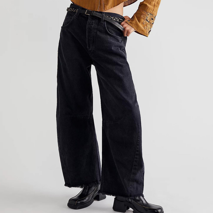 L'ATERIBÉLLE FLARED DENIM JEANS BY LILIAN-THOURAM™