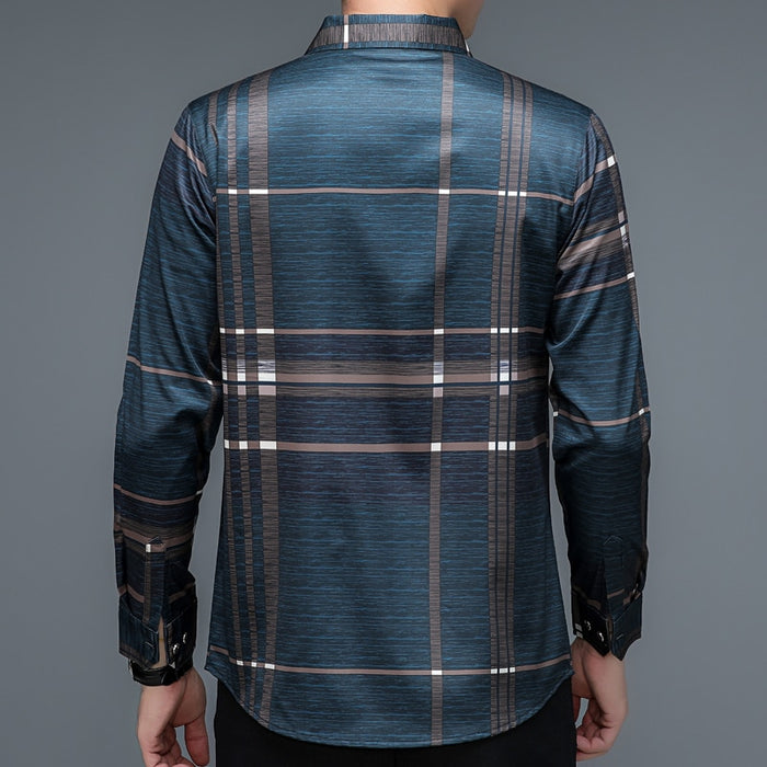 Liam Luxurious Silk Dress Shirt