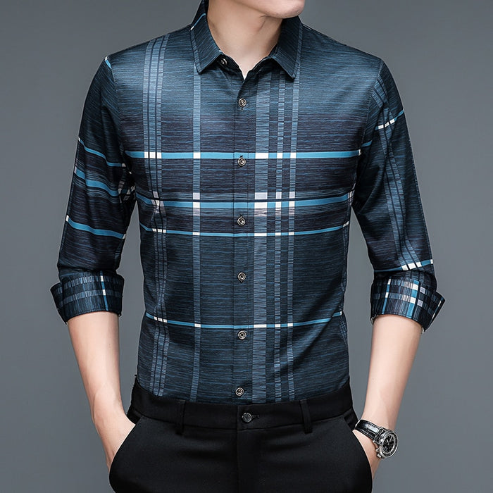 Liam Luxurious Silk Dress Shirt
